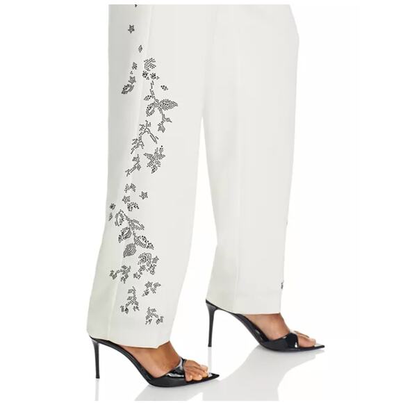 Cinq à Sept Lilac Vine Embellished Pant size 2 NWT - Picture 5 of 9